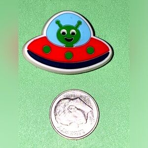 (10 for $15) Alien on Spaceship Crocs Shoes Charms
